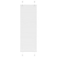 vidaXL pliszírozott redőny Fehér 45x100 cm szövetszélesség 44,4 cm redőny