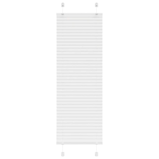 vidaXL pliszírozott redőny Fehér 45x100 cm szövetszélesség 44,4 cm lakástextília