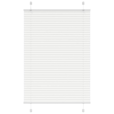 vidaXL pliszírozott redőny Fehér 95x150 cm szövetszélesség 94,4 cm lakástextília