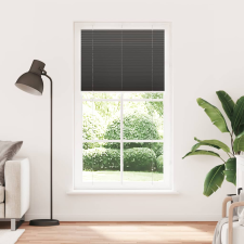 vidaXL pliszírozott redőny fekete 105x200 cm szövetszélesség 104,4 cm (4015161) lakástextília