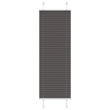 vidaXL pliszírozott redőny fekete 40x100 cm szövetszélesség 39,4 cm redőny