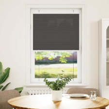 vidaXL pliszírozott redőny fekete 75x150 cm szövetszélesség 74,4 cm (4015138) lakástextília