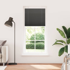vidaXL pliszírozott redőny fekete 85x200 cm szövetszélesség 84,4 cm (4015157) redőny
