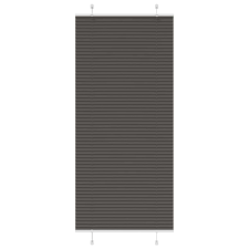 vidaXL pliszírozott redőny fekete 95x200 cm szövetszélesség 94,4 cm redőny