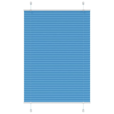 vidaXL pliszírozott redőny kék 100x100 cm szövetszélesség 99,4 cm lakástextília