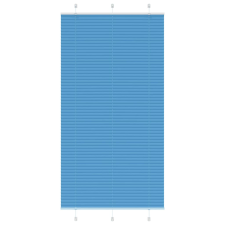vidaXL pliszírozott redőny kék 100x200 cm szövetszélesség 99,4 cm redőny