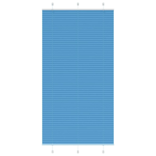 vidaXL pliszírozott redőny kék 100x200 cm szövetszélesség 99,4 cm lakástextília