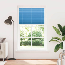vidaXL pliszírozott redőny kék 115x200 cm szövetszélesség 114,4 cm (4015214) lakástextília