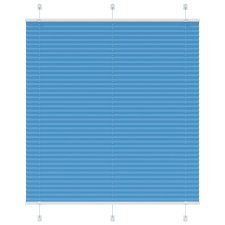 vidaXL pliszírozott redőny kék 120x100 cm szövetszélesség 119,4 cm redőny