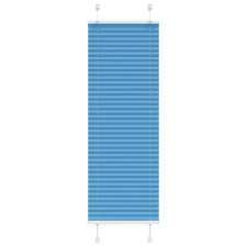 vidaXL pliszírozott redőny kék 45x100 cm szövetszélesség 44,4 cm lakástextília