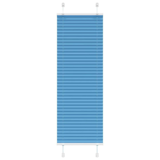 vidaXL pliszírozott redőny kék 45x150 cm szövetszélesség 44,4 cm lakástextília