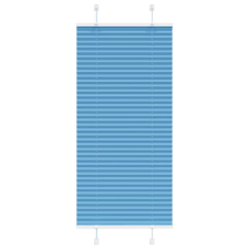 vidaXL pliszírozott redőny kék 60x100 cm szövetszélesség 59,4 cm lakástextília