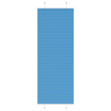 vidaXL pliszírozott redőny kék 70x200 cm szövetszélesség 69,4 cm redőny