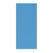 vidaXL pliszírozott redőny kék 90x200 cm szövetszélesség 89,4 cm redőny