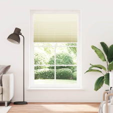 vidaXL pliszírozott redőny krém 110x200 cm szövetszélesség 109,4 cm (4015315) redőny