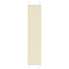 vidaXL pliszírozott redőny krém 45x200 cm szövetszélesség 44,4 cm redőny