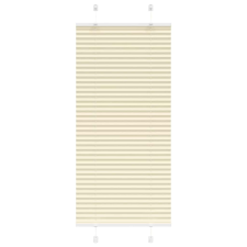 vidaXL pliszírozott redőny krém 55x150 cm szövetszélesség 54,4 cm lakástextília
