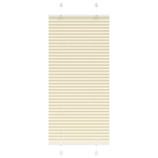 vidaXL pliszírozott redőny krém 65x150 cm szövetszélesség 64,4 cm redőny