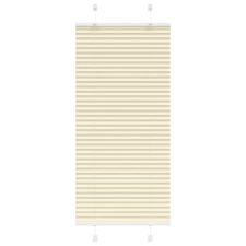 vidaXL pliszírozott redőny krém 65x150 cm szövetszélesség 64,4 cm lakástextília