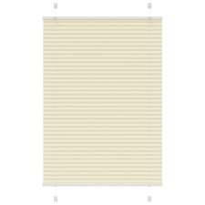 vidaXL pliszírozott redőny krém 95x100 cm szövetszélesség 94,4 cm redőny