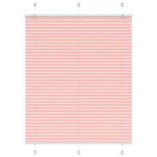 vidaXL pliszírozott redőny rózsaszín 105x100cm szövetszélesség 104,4cm lakástextília