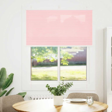 vidaXL pliszírozott redőny rózsaszín 105x100cm szövetszélesség 104,4cm (4015433) lakástextília