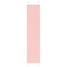 vidaXL pliszírozott redőny rózsaszín 45x200 cm szövetszélesség 44,4 cm redőny