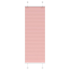 vidaXL pliszírozott redőny rózsaszín 50x100 cm szövetszélesség 49,4 cm redőny
