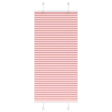 vidaXL pliszírozott redőny rózsaszín 55x100 cm szövetszélesség 54,4 cm redőny