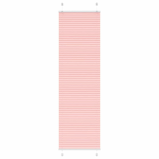 vidaXL pliszírozott redőny rózsaszín 65x200 cm szövetszélesség 64,4 cm redőny