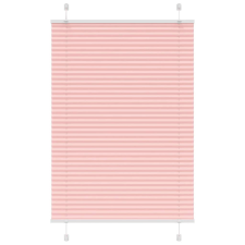 vidaXL pliszírozott redőny rózsaszín 85x100 cm szövetszélesség 84,4 cm redőny