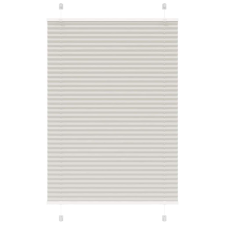 vidaXL pliszírozott redőny világosszürke 90x100 cm szövetszélesség lakástextília
