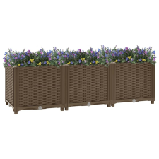 vidaXL polipropilén magaságyás 120 x 40 x 38 cm kerti dekoráció
