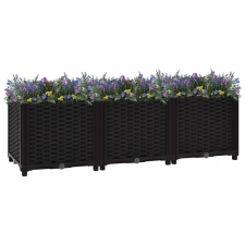 vidaXL polipropilén magaságyás 120 x 40 x 38 cm kerti tárolás