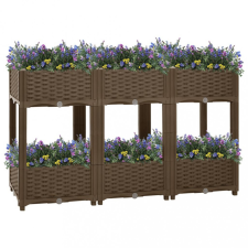 vidaXL polipropilén magaságyás 120 x 40 x 71 cm kerti dekoráció