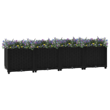 vidaXL polipropilén magaságyás 160 x 40 x 38 cm kerti dekoráció