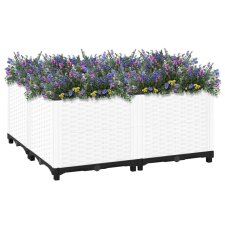 vidaXL polipropilén magaságyás 80 x 80 x 38 cm (153318) kerti tárolás