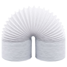 vidaXL PVC elszívócsatorna 6 m 12,5 cm beépíthető gépek kiegészítői
