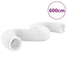 vidaXL PVC elszívócső 6 m Ø20 cm beépíthető gépek kiegészítői