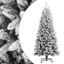 vidaXL PVC és polietilén műkarácsonyfa pelyhes hóval 150 cm műfenyő