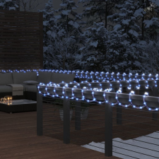 vidaXL PVC fényfüzér 120 hideg fehér LED-del 5 m karácsonyfa izzósor