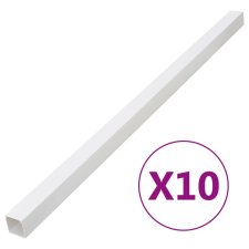 vidaXL Pvc kábelcsatornák 100 x 60 mm 10 m villanyszerelés