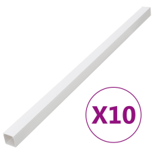 vidaXL PVC kábelcsatornák 33 x 33 mm 10 m villanyszerelés