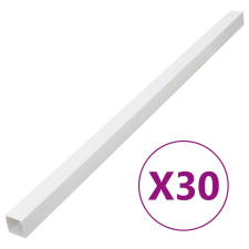 vidaXL PVC kábelcsatornák 60 x 60 mm 30 m villanyszerelés