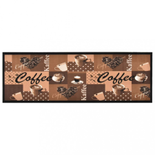 vidaXL "Coffee brown" mintájú mosható konyhaszőnyeg 60 x 180 cm lakástextília