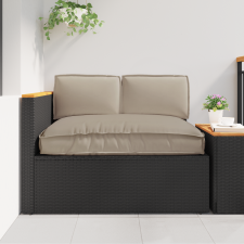 vidaXL Raklap párna készlet párnával 3 pcs Tópszínű kerti bútor