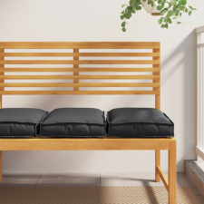 vidaXL Raklap Párnák Üléshez 2 db Fekete 40x40x8 cm Oxford Szövet kerti bútor