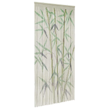 vidaXL rovaros ajtófüggöny Bambusz nyomtatás 100x220 cm Bambusz szúnyogháló