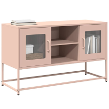 vidaXL rózsaszín acél TV-szekrény 100,5x39x60,5 cm bútor