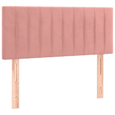 vidaXL rózsaszín bársony fejtámla 100x5x78/88 cm (346241) ágy és ágykellék